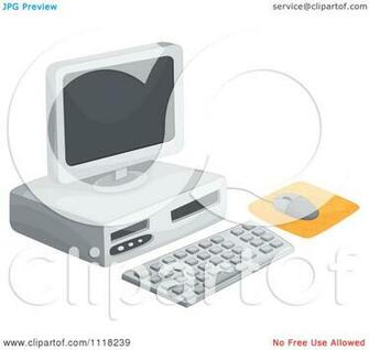 Technology Vector Clipart Of Pc Computer Royalty Graphic