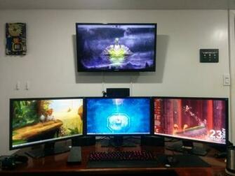 My Battlestation With Brand New Wallpaper Battlestations