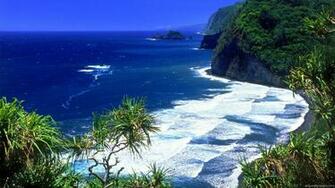 Wallpaper Hawaii Maldives Tahiti Islands Beach