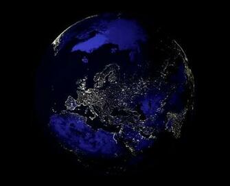 Earth At Night From Space Wallpaper Background