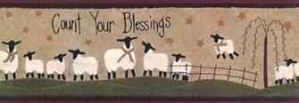 Count Your Blessings Wall Paper Border Cn1177bdb Wallpaper