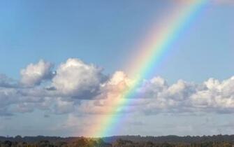 Thread Beautiful Rainbow Wallpaper