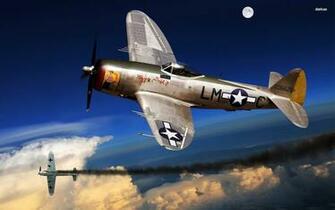 Republic P Thunderbolt Wallpaper Aircraft