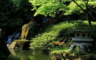 Garden Wallpaper Background Desktop Japanese