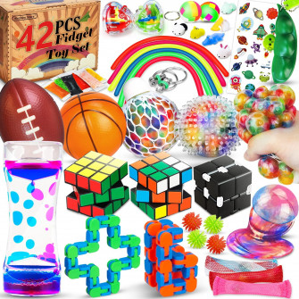 Pcs Sensory Fidget Toys Pack Stress Relief Anxiety Tools Wallpaper