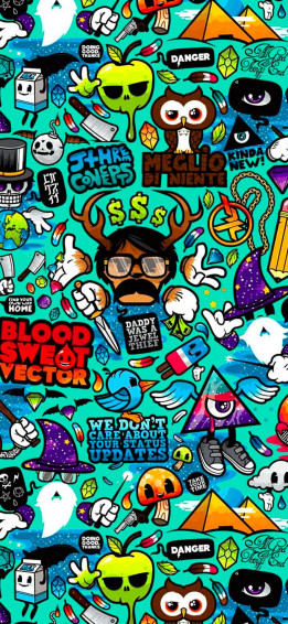 Graffiti iPhone Wallpaper