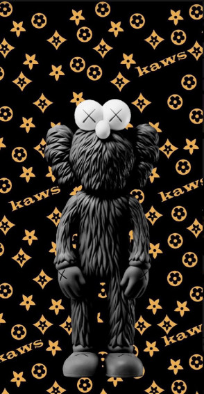 Kim Tae Hyung On Rbbear Kaws Wallpaper Bape