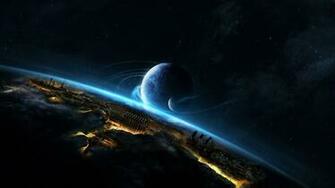 Outer Space Science Fiction Wallpaper