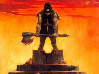 Wallpaper Photo Art Frank Frazetta