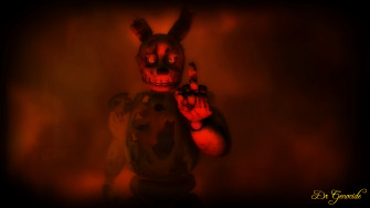 Fnaf Springtrap Flip Off Wallpaper By Drgenocidesfm