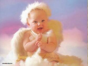Cute baby angels Wallpaper