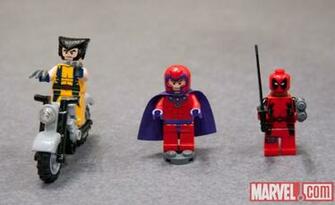 Lego Magneto Wolverine Deadpool Minifigures Marvel