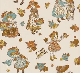 Vintage Childrens Wallpaper HD Pretty