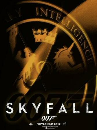 Skyfall Teaser Poster Mi6 Crest By Doghollywood Fan Art Wallpaper