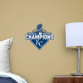 Kansas City Royals World Series Champions Teammate Logo Fathead