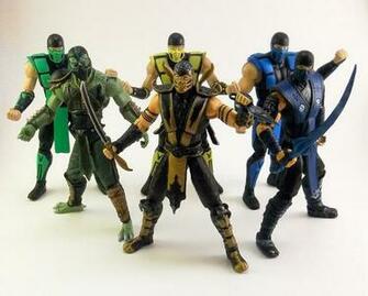Mortal Kombat Inch Action Figures Through Time By Tiggercustoms On
