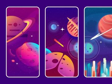 Space Wallpaper By Balraj On Dribbble