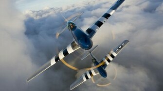 North American P Mustang Wallpaper