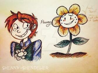 Undertale Flowey By Shenny Shendelier