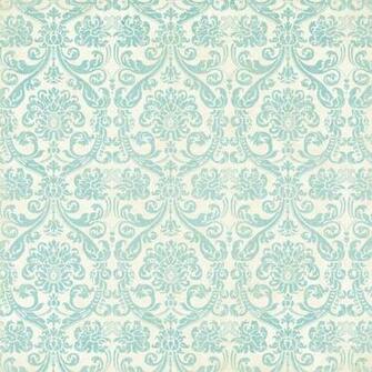 Damask Image Light Blue Picture Photo Black