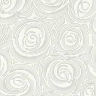 Bella White Cream Wallpaper Graham Brown