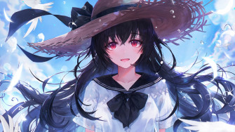 Anime Girl Student 4k Wallpaper