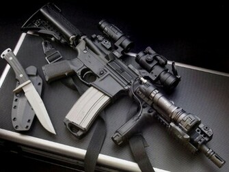Machine Gun Computer Wallpaper Desktop Background Id