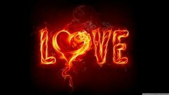 Fire Love 4k HD Desktop Wallpaper For Ultra Tv Dual