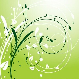 Abstract Swirl Floral Background Vector Graphics All