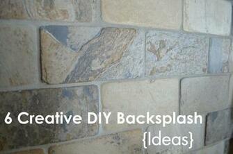 Textured Wallpaper Kitchen Backsplash
