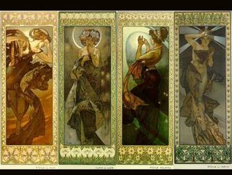 Mucha Wallpaper