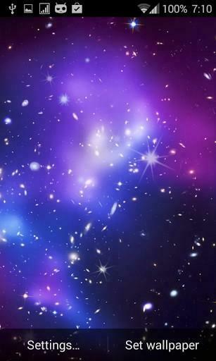 Galaxy Live Wallpaper Inspirado Por Nuevo Fondo Dispositivo X