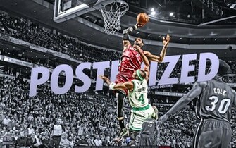 Lebron James Dunk Over Jason Terry HD Wallpaper Res