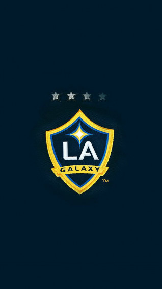La Galaxy Logo Art Illust iPhone Wallpaper