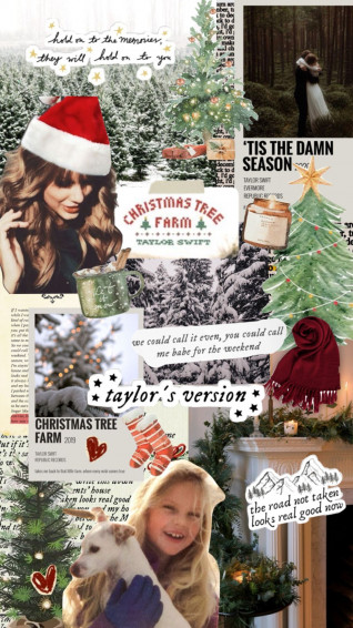 Taylorswift Christmas Aesthetic Christmastreefarm