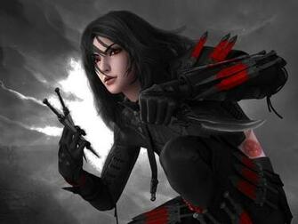 Wallpaper Girl Assassin 3d For Desktop