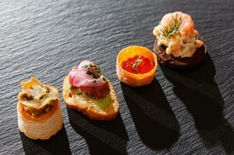 Image Ham Bread Caviar Butterbrot Food Seafoods