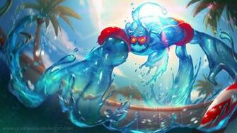 League Of Legends Pool Party Zac By Gisalmeida