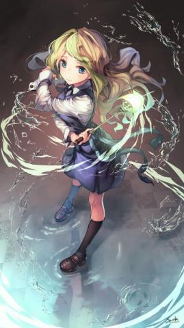 Diana Cavendish Little Witch Academia Mobile Wallpaper