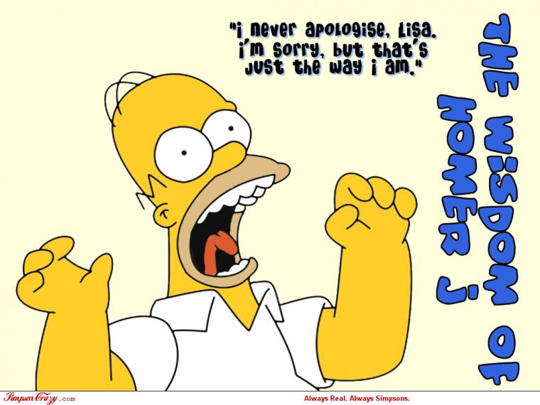 Funny Simpson Wallpaper