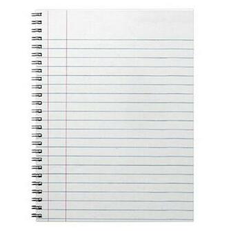 Lined School Paper Background Spiral Note Books