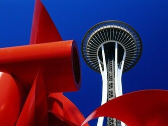 Architecture Seattle Space Needle HD Wallpaper Planets
