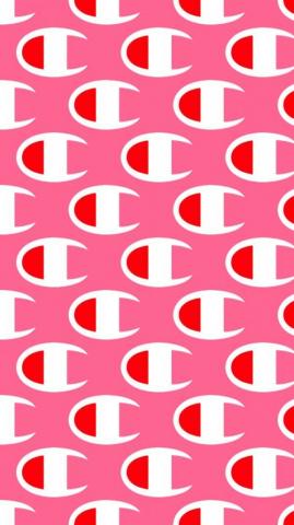Champion Pattern Wallpaper Pink 1080x By Tdotwallpaper On