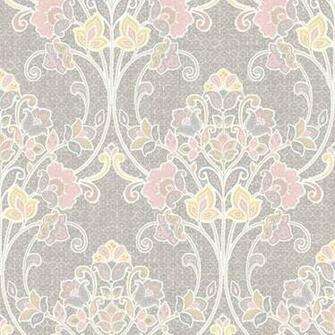 Grey Nouveau Floral Willow Kismet Wallpaper By A Street Prints