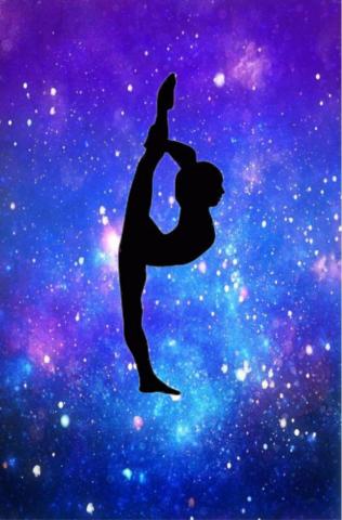 Needle Straight Wallpaper Gymnastics Wall
