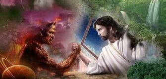 Pin Wallpaper Satan Vs Jesus Arm Wrestling God And Devil HD Mega