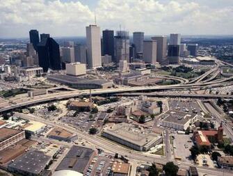 Aerial 1970s Picture Houston Photo