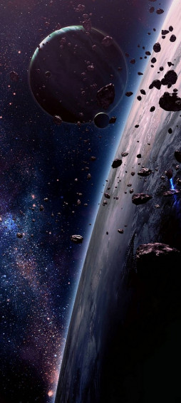 Space Fragments Universe Wallpaper