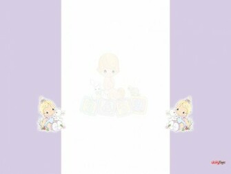 Precious Moments Baby Girl Ger Layout Template Background
