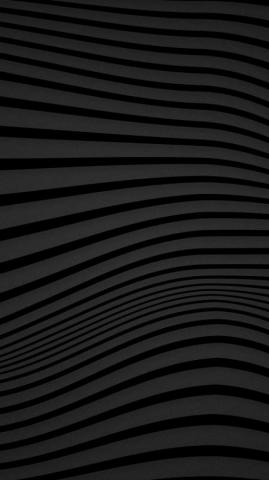Curvy Stripes Dark Black Wallpaper